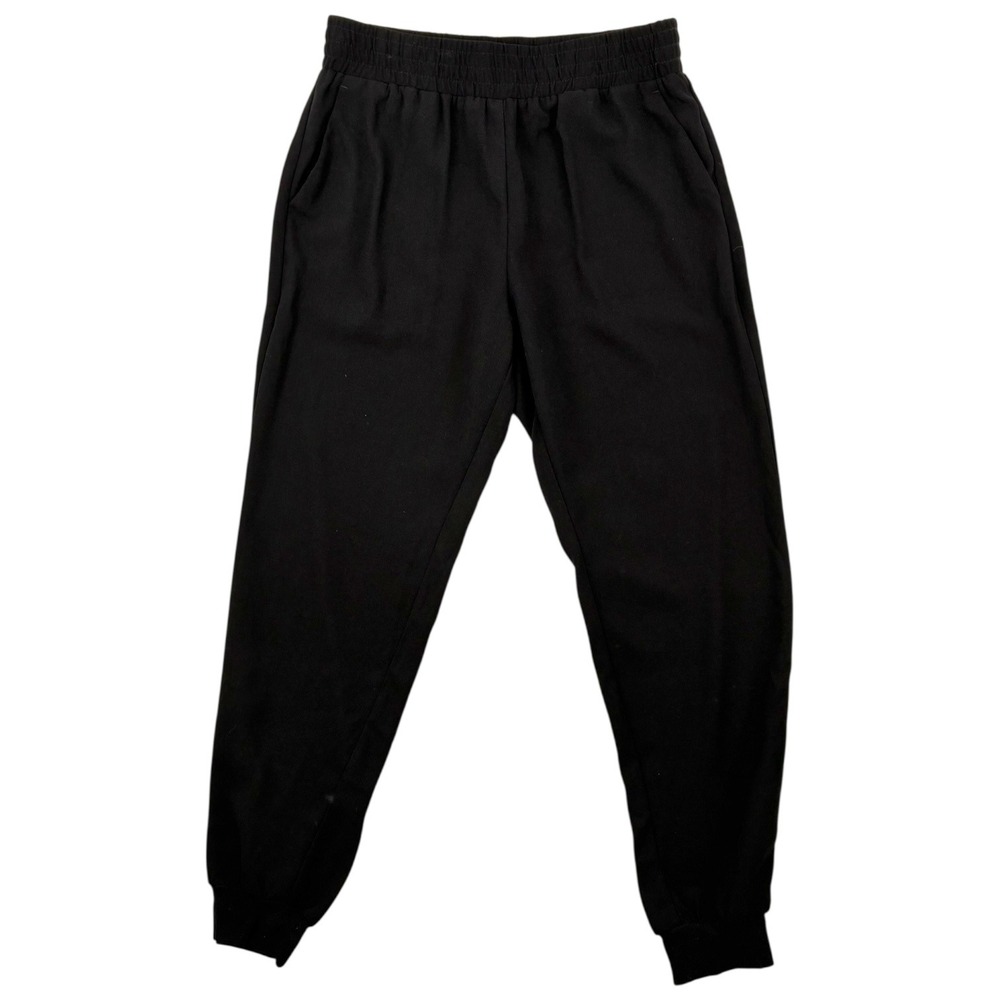Sanctuary Black Pull On Jogger Pants Elastic Waist‎ Pockets Tapered M